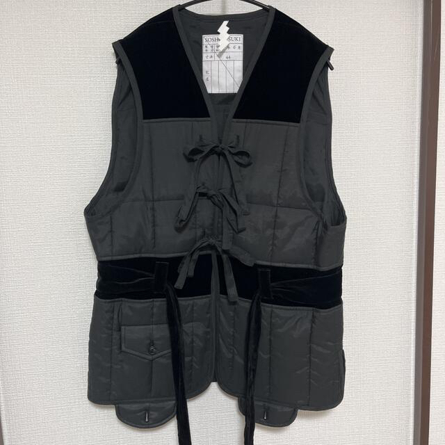 JOHN LAWRENCE SULLIVAN(ジョンローレンスサリバン)のSOSHIOTSUKI 21aw Life Liner Vest(COTTON) メンズのジャケット/アウター(ダウンベスト)の商品写真