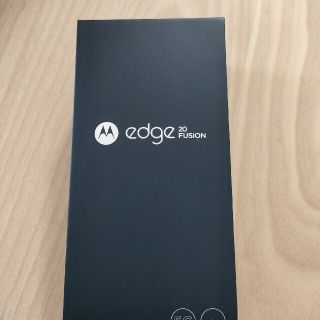 モトローラ(Motorola)のMOTOROLA edge20 fusion エレキグラファイト(スマートフォン本体)