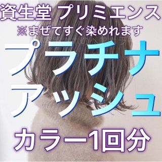 シセイドウ(SHISEIDO (資生堂))の資生堂プリミエンス プラチナアッシュ 2セット(カラーリング剤)