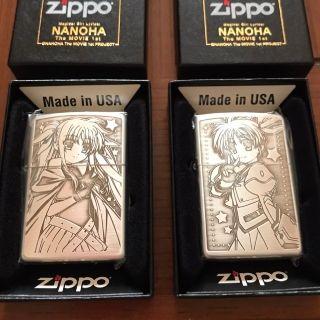 【新品未使用】魔法少女リリカルなのは ZIPPO(2個セット)