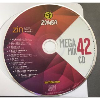 ズンバ(Zumba)のzumba megamix42 ズンバ　CD megamix(クラブ/ダンス)