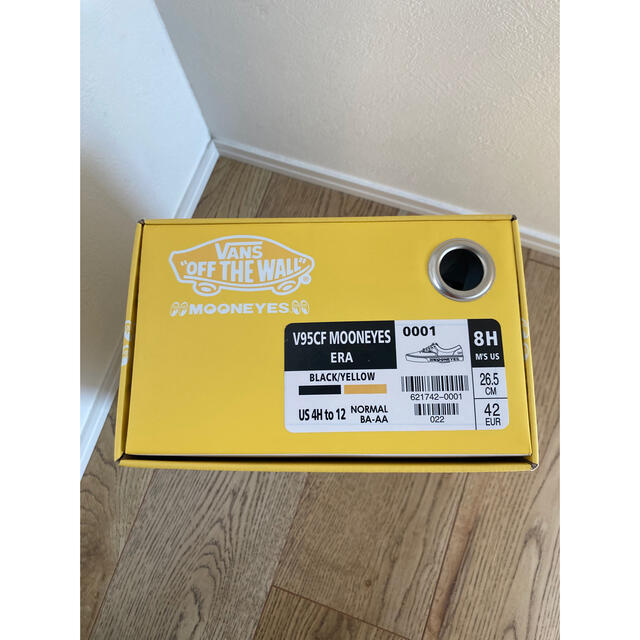 新品未使用　VANS V95CF MOONEYES  YELLOW スニーカー