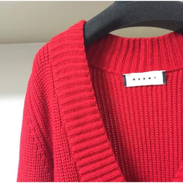 Marni マルニ オーバーサイズ ローゲージ Vネックニット
