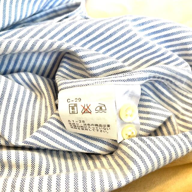 Ralph Lauren(ラルフローレン)のラルフローレン ストライプシャツ 140 【Ralph Lauren】 キッズ/ベビー/マタニティのキッズ服男の子用(90cm~)(ブラウス)の商品写真