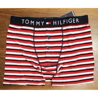トミーヒルフィガー(TOMMY HILFIGER)のトミーヒルフィガー　新品　メンズ　ボクサーパンツ(ストライプ/レッドS)(ボクサーパンツ)