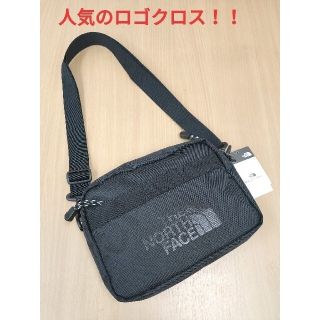 ザノースフェイス(THE NORTH FACE)の【人気★新品★海外限定】ノースフェイス★ビッグロゴクロスバッグ★ブラック(ショルダーバッグ)