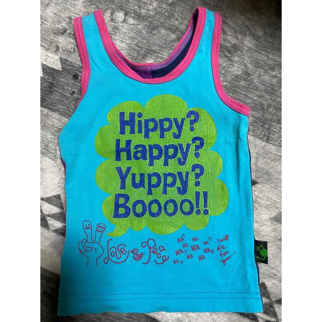 HIPPY HAPPY YUPPY BOO(ヒッピーハッピーヤッピブー)のhippie happy yuppy boo タンクトップ キッズ/ベビー/マタニティのキッズ服女の子用(90cm~)(Tシャツ/カットソー)の商品写真