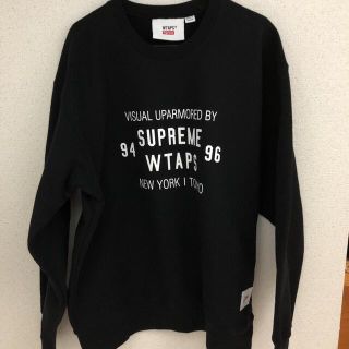 シュプリーム(Supreme)のSUPREME 21aw WTAPS Crewneck Black Lサイズ(スウェット)