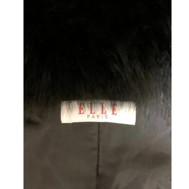 ELLE(エル)のダウンコート　黒　レディース レディースのジャケット/アウター(ダウンコート)の商品写真
