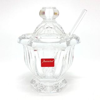 バカラ(Baccarat)の美品 バカラ ミズーリ シュガーポット ジャムポッド マスタードポット 小物入れ(食器)