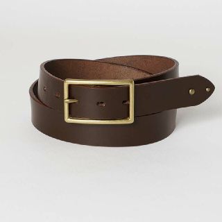 ダブルジェーケー(wjk)のwjk HIMEJI leather belt 35mm 全長103cm(ベルト)