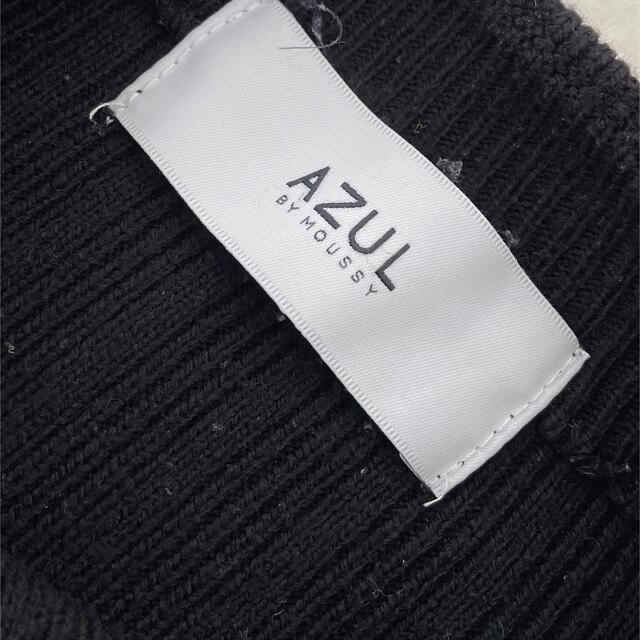 AZUL by moussy(アズールバイマウジー)のデザインニットトップス レディースのトップス(ニット/セーター)の商品写真