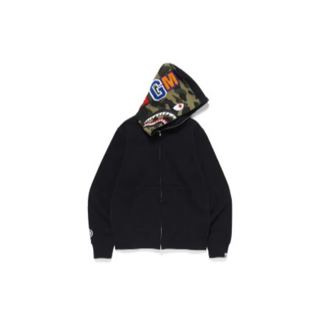 A BATHING APE(アベイシングエイプ)のPUSHA-T X BAPE® SHARK FULL ZIP HOODIE M メンズのトップス(パーカー)の商品写真