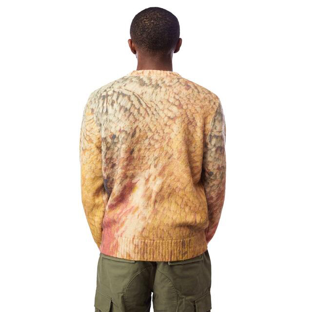 stussy 21FW WINGS PRINT SWEATER モヘア