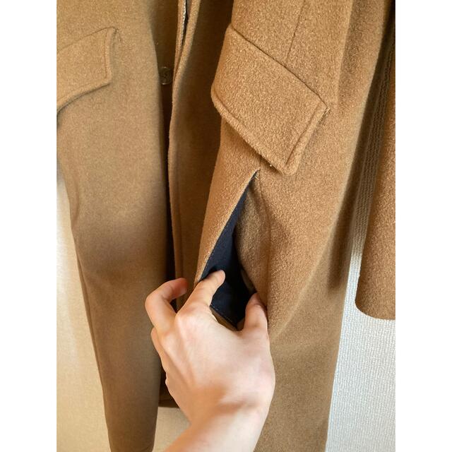 UNITED ARROWS(ユナイテッドアローズ)のmonkey time melton overcoat(メルトンオーバーコート) メンズのジャケット/アウター(チェスターコート)の商品写真