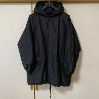 コモリ(COMOLI)の美品 21SS COMOLI コモリ コットンシルク フーデッドコート 3(モッズコート)