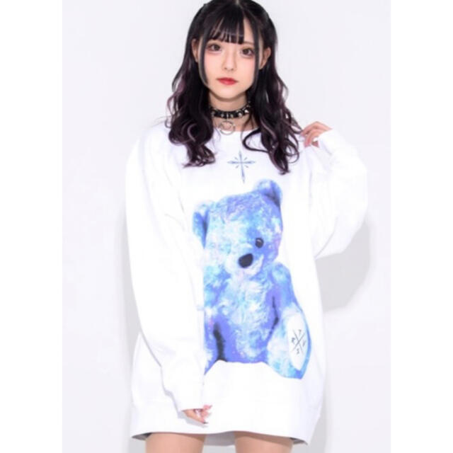 TRAVAS TOKYO/Bright furry bearくまトレーナー