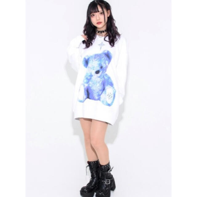 TRAVAS TOKYO/Bright furry bearくまトレーナー 1