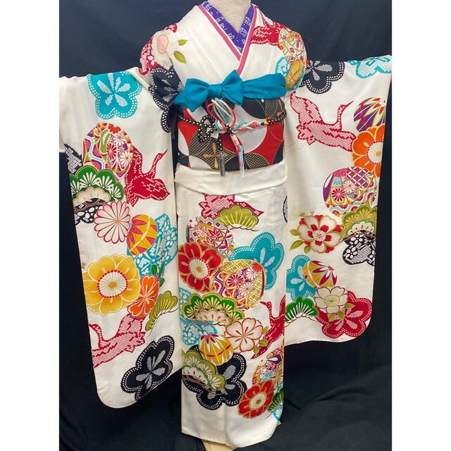 安心の全て揃った ワンランク上の正絹振袖フルセット 新品草履バッグ
