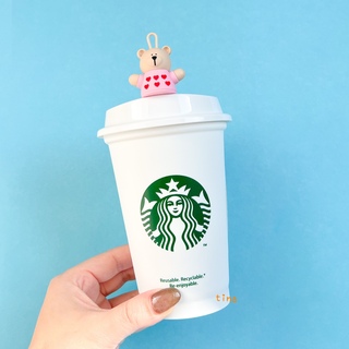 Starbucks Coffee - スターバックス リユーザブルカップ ドリンクホールキャップベアリスタ タンブラー