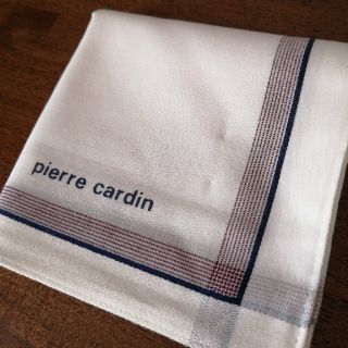 ピエールカルダン(pierre cardin)のピエールカルダン ハンカチ 白(ハンカチ/ポケットチーフ)