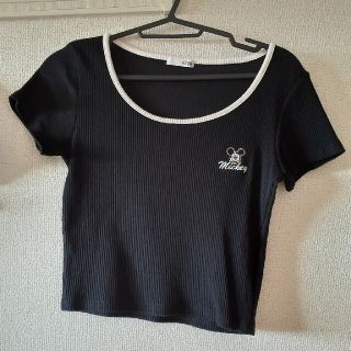 ジェイダ(GYDA)のジェイダ短丈ミッキーTシャツ(Tシャツ(半袖/袖なし))