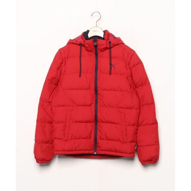 PUMA - ☆PUMA プーマ 2WAY ダウンジャケット/メンズ/S☆レッド PUMA - ☆PUMA プーマ 2WAY ダウンジャケット/メンズ/S☆レッド