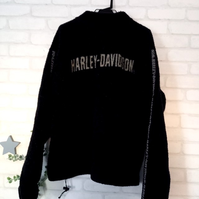 Harley Davidson(ハーレーダビッドソン)の(希少)ハーレーダビッドソン フリースジャケット メンズのジャケット/アウター(ライダースジャケット)の商品写真