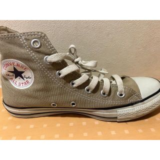 コンバース(CONVERSE)のconverse ハイカット　ベージュ24.5cm(スニーカー)