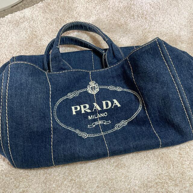 PRADA(プラダ)のプラダ　デニムトートバッグ レディースのバッグ(トートバッグ)の商品写真