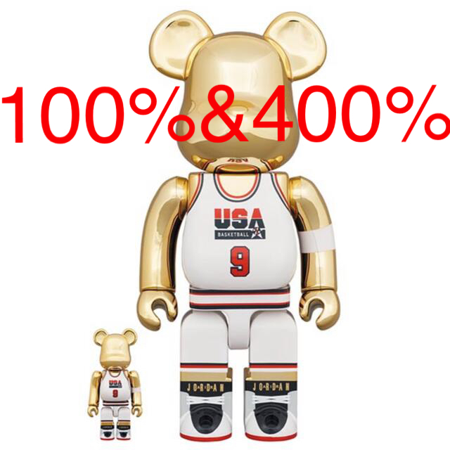 BE@RBRICK Michael Jordan USA 100％ & 400％その他