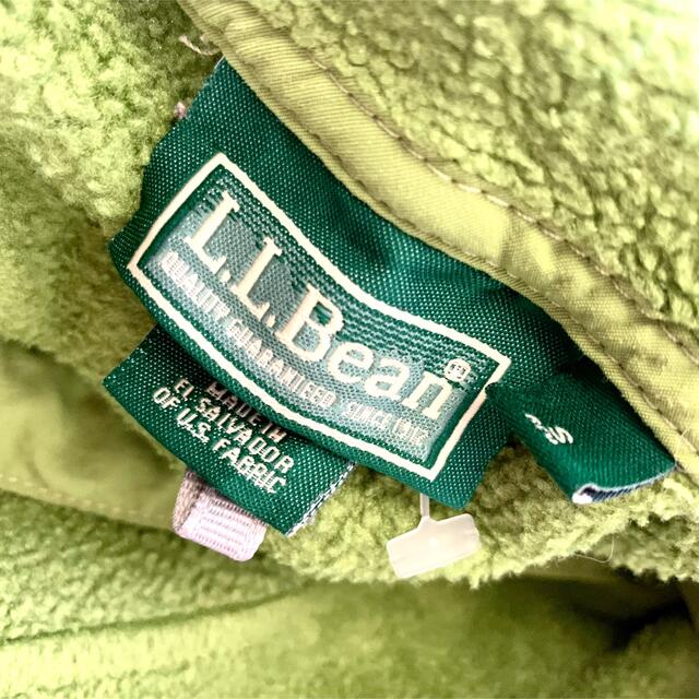 L.L.Bean(エルエルビーン)のL.L.BEAN エルエルビーン スナップボタン長袖フリースジャケット 緑 S レディースのジャケット/アウター(ブルゾン)の商品写真