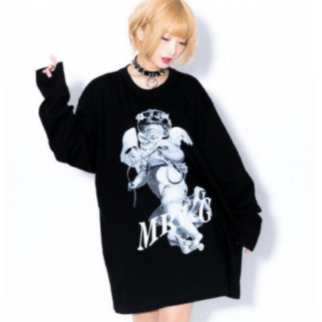 MILKBOY(ミルクボーイ)の TRAVAS TOKYO トラバストーキョー   堕天使　天使　長袖　ロンT メンズのトップス(Tシャツ/カットソー(七分/長袖))の商品写真