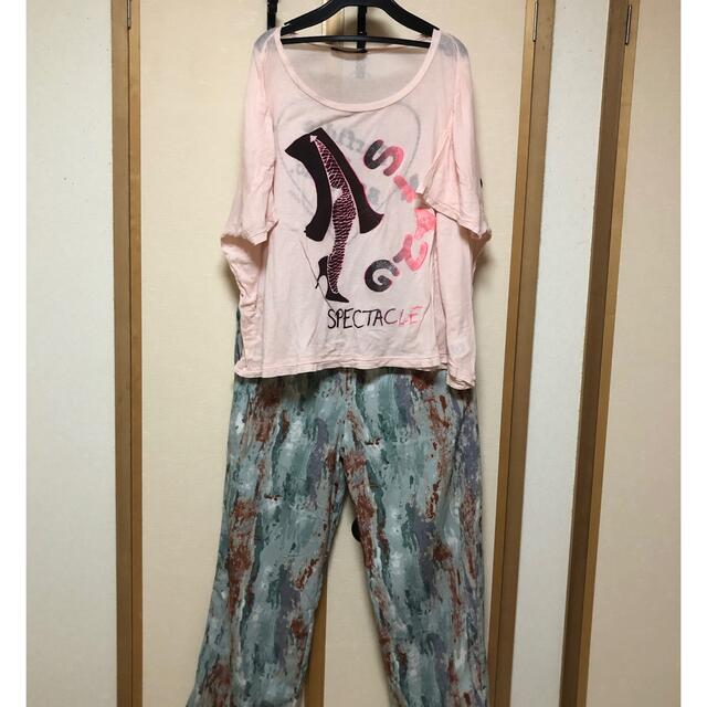 RNA(アールエヌエー)のRNA 半袖カットソー　M ピンク レディースのトップス(Tシャツ(半袖/袖なし))の商品写真