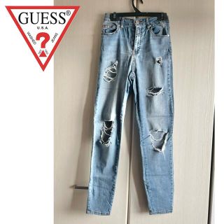 大特価 GUESS デニム ダメージジーンズ ジーンズ ダメージデニム