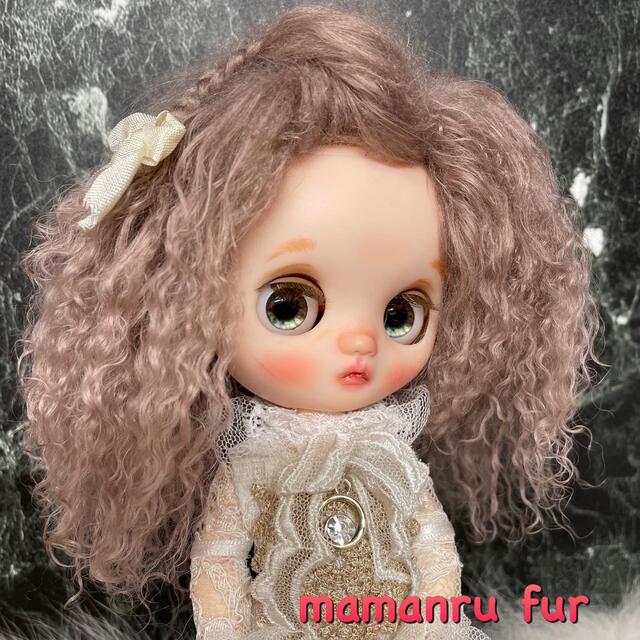 blythe _wm-459マロンロング⭐️チベットラムウィッグ