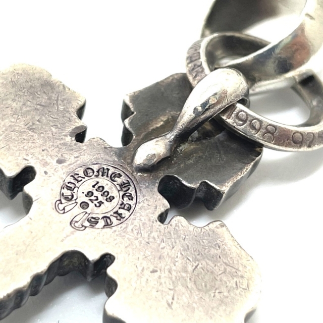 Chrome Hearts(クロムハーツ)のクロムハーツ フィリグリークロス wベイル XS ペンダントトップ シルバー メンズのアクセサリー(その他)の商品写真