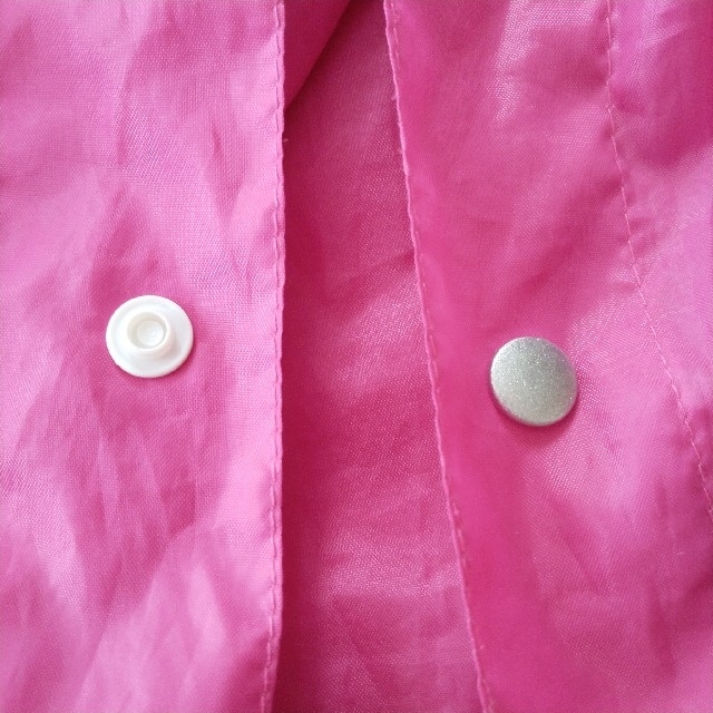 キッズ　雨ガッパ　サイズ１２０　ピンク キッズ/ベビー/マタニティのこども用ファッション小物(レインコート)の商品写真