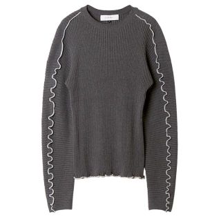 ルシェルブルー(LE CIEL BLEU)の【s様専用】Mellow Rib Knit Tops チャコールグレー☆完売品(ニット/セーター)