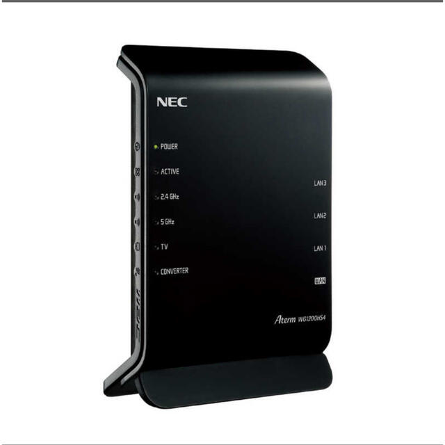 NEC(エヌイーシー)のNEC PA-WG1200HS4 Wi-Fiルーター Aterm WG1200… スマホ/家電/カメラのPC/タブレット(PC周辺機器)の商品写真