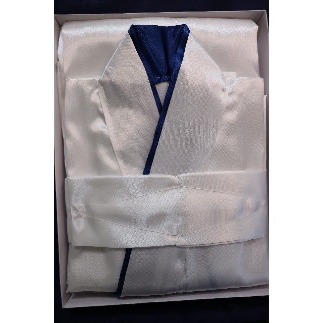 仏衣 高級サテン 二重襟 総裏地付き 袷仕立フリーサイズ脇空き