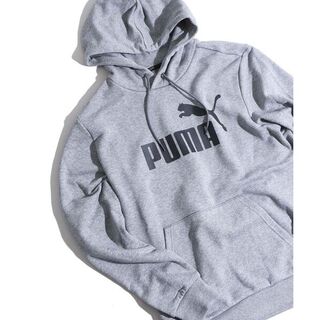 プーマ(PUMA)のPUMA プーマ ビッグロゴ プルオーバーパーカー パーカー/メンズ/S☆グレー(パーカー)