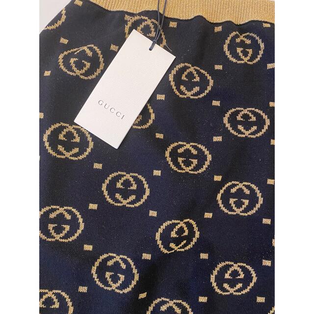 Gucci - ⭐︎新品タグ付き⭐︎ GUCCI ラメ ゴールド スカートの通販 by
