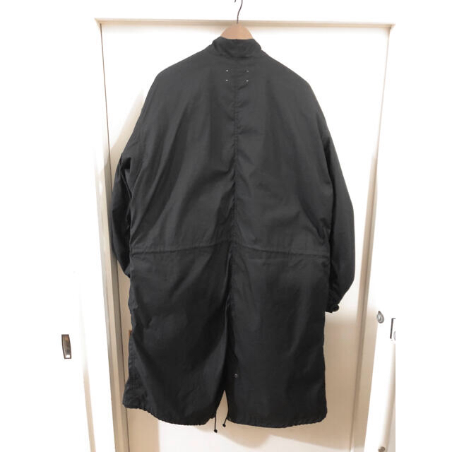 COMOLI(コモリ)のCIOTA シオタ スビンナイロンオックス M65 フィッシュテールパーカー 黒 メンズのジャケット/アウター(モッズコート)の商品写真