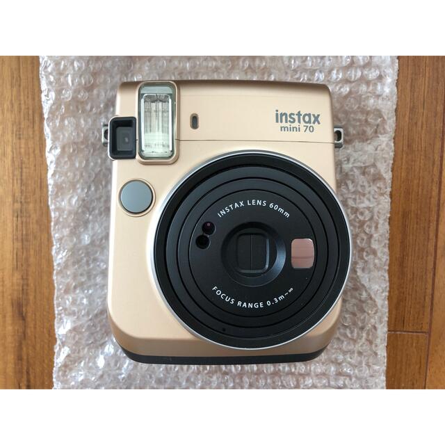 新品未使用】FUJIFILM instax mini 70 ゴールド チェキ