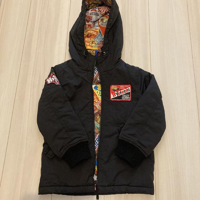 HYSTERIC MINI(ヒステリックミニ)のヒスミニ　リバーシブルアウター　総柄　100 キッズ/ベビー/マタニティのキッズ服男の子用(90cm~)(ジャケット/上着)の商品写真