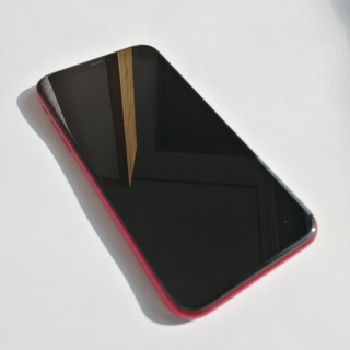 アイフォーン(iPhone)のApple iphoneXR 64G SIMフリー RED 美品(スマートフォン本体)