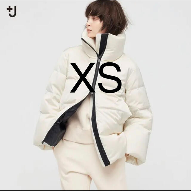 ③ uniqlo +j  ダウンボリュームジャケットXS オフホワイト