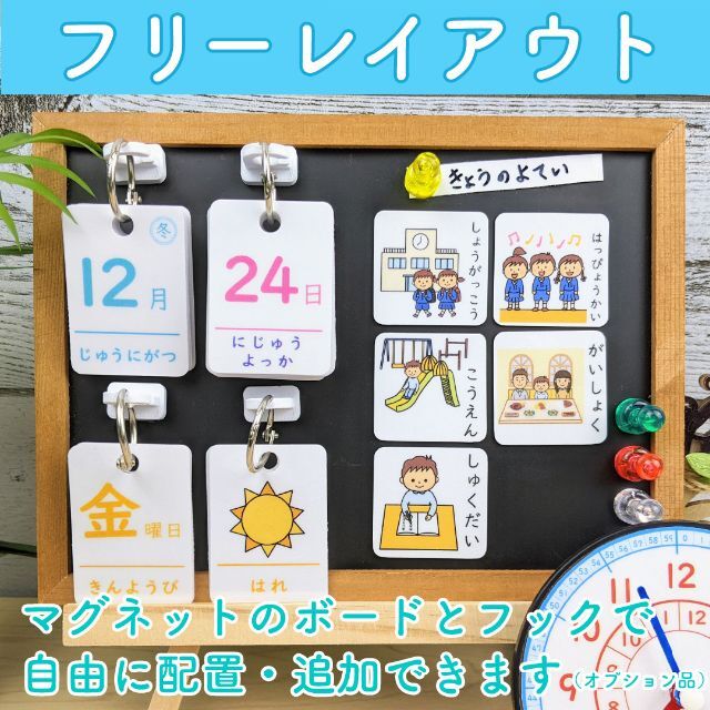 【ニック様専用】前向き日めくりカレンダー 知育カラフル版 保育教材 【ニック様専用】前向き日めくりカレンダー 知育カラフル版 保育教材