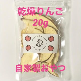 乾燥りんご20g 無添加 小動物おやつ チンチラ モルモット うさぎ ハムスター(小動物)